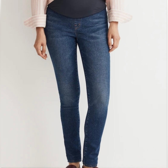 Madewell High-Rise Over-the-Belly Skinny Jeans - Picture 1 of 13